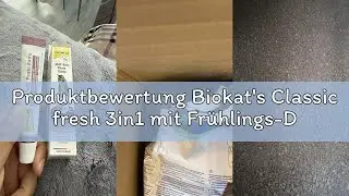Produktbewertung Biokat's Classic fresh 3in1 mit Fr&uuml;hlings-Duft - Klumpende Katzenstreu mit 3 unters