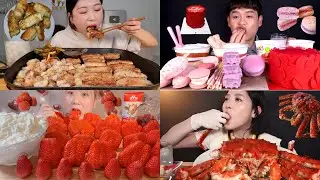 Extreme Mukbang Combo | Meat, Desserts & King Crab Feast