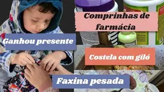 costela com gilo /faxina  pesada/ganhou presente , comprinhas, @leialimamiranda4190