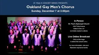 2025-12-07 Oakland Gay Men's Chorus
