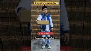 9&times;6&times;3 Corrugated Box for E-commerce | Strong Packaging Box