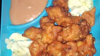 Cauliflower bhajji l Phoolgobi pakoras l Cauliflower fritters l veg fritters