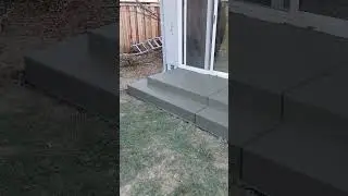 These Custom Concrete Steps are Perfectly Level 📐