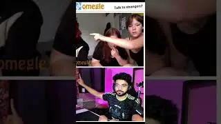 @Alpha Clasher hits on some 14 year old girls #funny #omegle #girl #hindi #india #funny #short