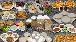 افكار للفطار والعشاء 🤔 ب250ج بس فطار وعشاء لاسره كامله مع منيو 13 فكره مختلفة للفطار والعشاء 🤔
