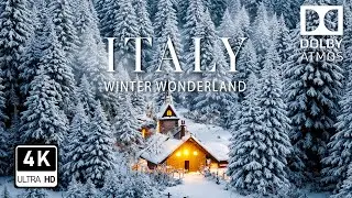 ITALY 4K WINTER WONDERLAND ❄️ Most Beautiful Winter Wonderland & Inspiring Music