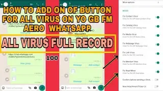HOW TO ADD ALL ANTIVIRUS IMUNE BUTTON IN WHATSAPP WORK ALL BASE