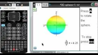 3D sphere TI-Nspire CX