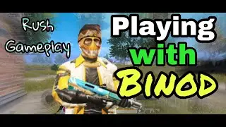 PUBG Mobile me mila Binod Op|PUBG Mobile Rush Gameplay with Binod #CB-PARESH