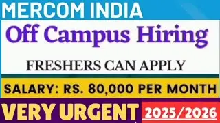 🔥Off campus drive for 2025 batch|Jobs in Bangalore|Software Jobs for freshers 2026|off campus Hiring