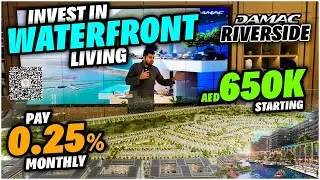 Affordable Waterfront Apartments In Dubai South | Azure 2 Damac Riverside Views | 0.25 % Monthly 