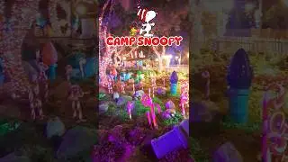 Camp Snoopy 🎄 Christmas Time #christmasdecor #campsnoopy #knottsberryfarm #shorts