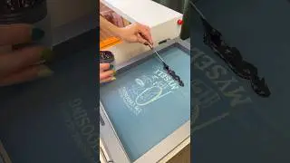 Trying XTool&rsquo;s new screen printer!  🥰