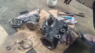 How to assemble of styring gear box of man diesel engine D2066
