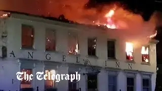 Fire engulfs Sussex hotel housing Ukrainian refugees