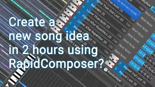 LIVE Song Starter Creation With RapidComposer