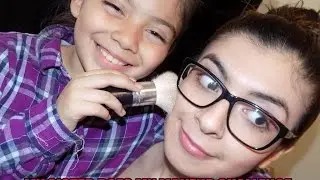 My Little Sister Does my Makeup CHALLENGE!