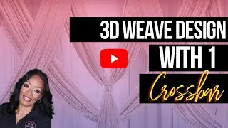 3D Weave Pattern Backdrop DIY – Full Tutorial for Beginners!