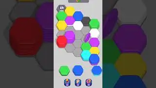 Hexa Sort Gameplay | part-132 #gaming #gameplay #relaxing #relaxsound