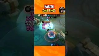 👉HARITH ONE SHOT!🔥Best build y emblemas/ Mobile legends 2025