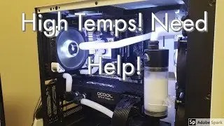 Нужна помощь! Высокая температура Ryzen 7 3700X! (С пользовательским водяным контуром!)