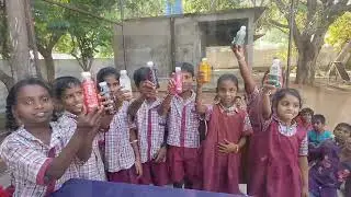 Holi  celebrations in mpps chervugattu school 