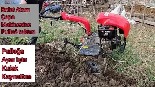 Bolat Atom Çapa Makinesine Pulluk Taktım / Çapa Makinesi Pulluk Testleri