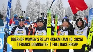 Biathlon: France Storms to Relay Gold in Oberhof! Women&rsquo;s 4x6km | Highlights & Results