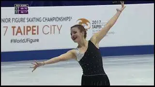 Kristen Spours - 2017 Junior World Figure Skating Championships- free program 