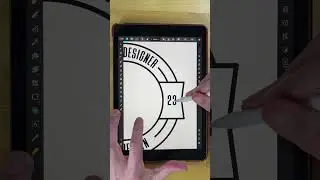 Designing a logo with Affinity Designer iPad app 
