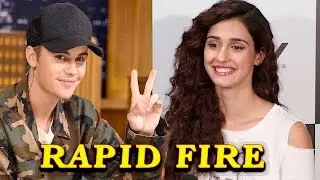 Disha Patani's AMAZING RAPID FIRE On Justin Bieber