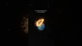 Io vs. Earth (1M Particles) 😱💥 #spacesim