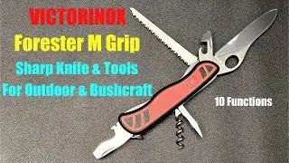VICTORINOX Forester M Grip full review & test #victorinox #forester #grip #review #test #edc #knife