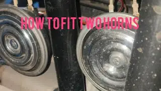 HOW TO FIT TWO HORNS IN ALL NEW CLASSIC 350 REBORN COMPLETE INSTALLATION..