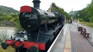 Llangollen Railway. GWR 3802 locomotive 🚂 at Corwen Station. Sunday 14/9/2025.