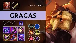 Gragas Mid vs Katarina - EUW Challenger Patch 26.02