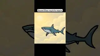 Dieu re&ccedil;oit le requin. @Poppy200cm #humour #requin