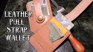 Making a Leather Flap Wallet with a Pull Tab