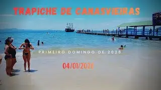 Trapiche da praia de Canasvieiras Hoje 🏖🏄‍♂️🏝🇧🇷