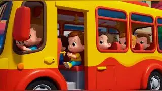 Wheels on the Bus | @CoComelon Nursery Rhymes & Kids Songs