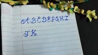 English hand writing styles A to Z #cursive writing#fancy letters#how to write alphabets #alphabets