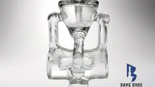 BakeBros 14MM CON WP HAMMER PERC BARREL BODY RECYCLER  13-436