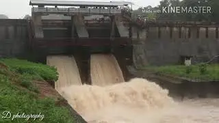 The shutter opening of Erattayar dam - Idukki