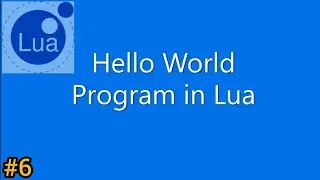 Hello World | lua language