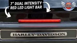 Custom Dynamics 7&rdquo; Dual Intensity Red LED Light Bar