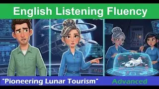 Pioneering Lunar Tourism - English Listening Fluency - Learn English Naturally