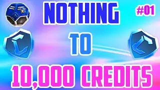 Trading From NOTHING to 10,000 CREDITS Part 1 (Rocket League Nothing to Something)