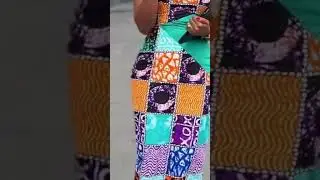 simple Ankara pencil gown #youtubeshorts #latestafricaprint #womensclothing #goviral #sewing