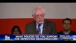 Bernie Sanders talks about rebuilding infrastructure