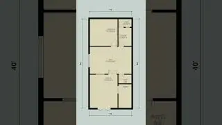 19x40 Floor plan Part -1 (how create floor plan) House map floor plan creator #floorplan #house_plan